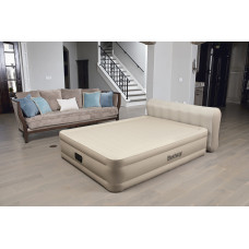 69019 BW Надувна ліжко Essence Fortech 229х152х79см зі спинкою, вбудований електронасос