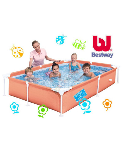 Дитячий надувний басейн Bestway 56219 Синій (221х150х43см.)
