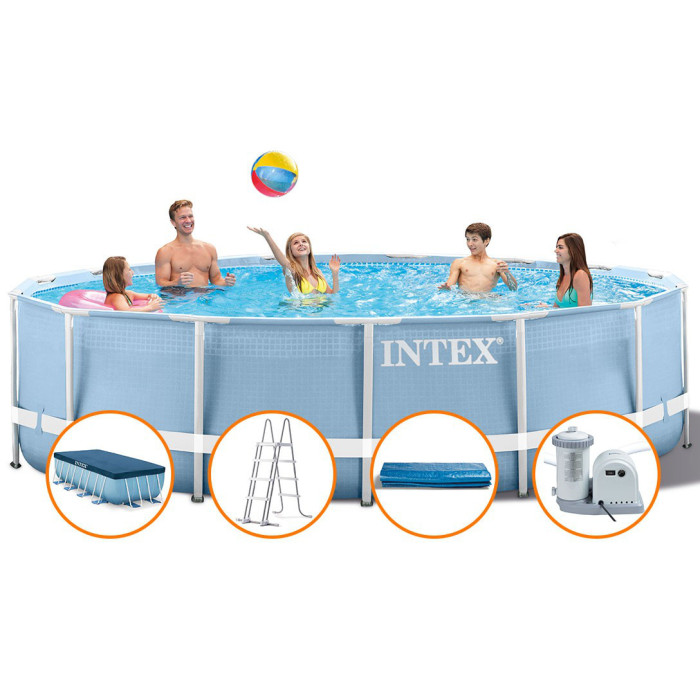 Intex 26752 - круглий каркасний басейн Prism Frame 549х122 см Intex 26752 - круглий каркасний басейн Prism Frame 549х122 см