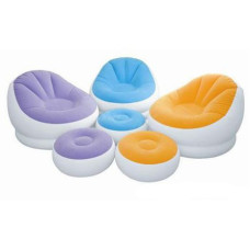 Надувне крісло Intex Cafe Chaise Chair 68572 Жовте (104x109x71 див.)