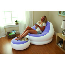 Надувне крісло Intex Cafe Chaise Chair 68572 Жовте (104x109x71 див.)