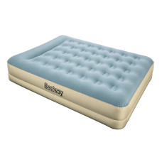 69003 BW, BestWay, Надувна ліжко Refined Fortech, 203х152х33см, вбудований електронасос
