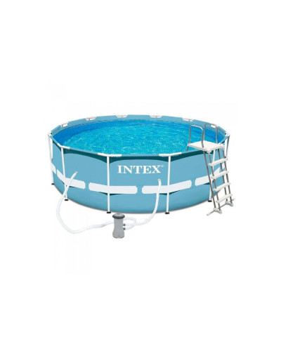 Каркасний басейн Intex 28726, (366 х 122 см), (Картріджний фільтр-насос 3 785 л/год, драбина)