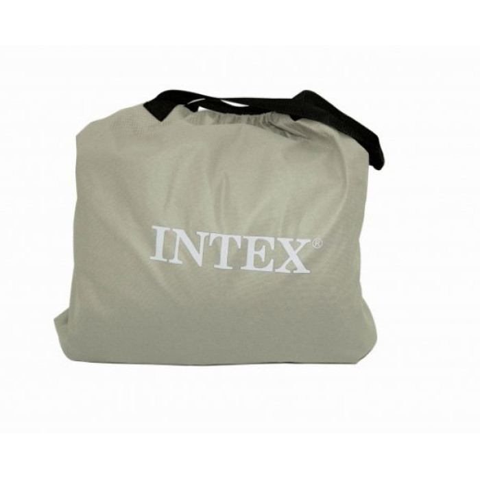 Надувная двухспальная кровать Intex 66718 (152х203х56 см.) с встроенным насосом Надувная двухспальная кровать Intex 66718 (152х203х56 см.) с встроенным насосом