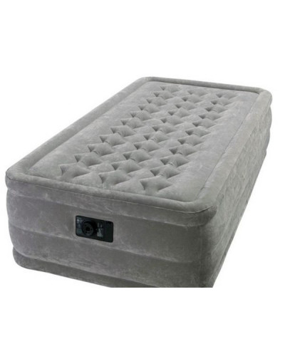 Односпальная надувная кровать Intex 67952 (99x191x46 см.) со встроенным электрическим насосом
