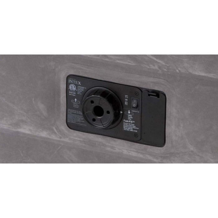 Односпальная надувная кровать Intex 67952 (99x191x46 см.) со встроенным электрическим насосом Односпальная надувная кровать Intex 67952 (99x191x46 см.) со встроенным электрическим насосом
