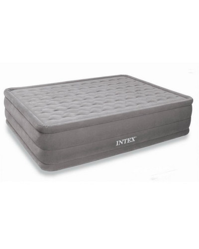 Двуспальная надувная кровать Intex 66958 (152х203х46 см.) со встроенным электрическим насосом